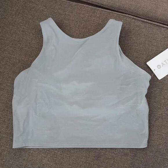 Athleta Conscious Crop Bra Light Impact Sports Bra - Picture 1 of 8